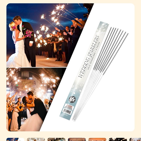 36” Wedding Sparkler Bundle - 96 Sparklers & 2 Farmhouse Buckets